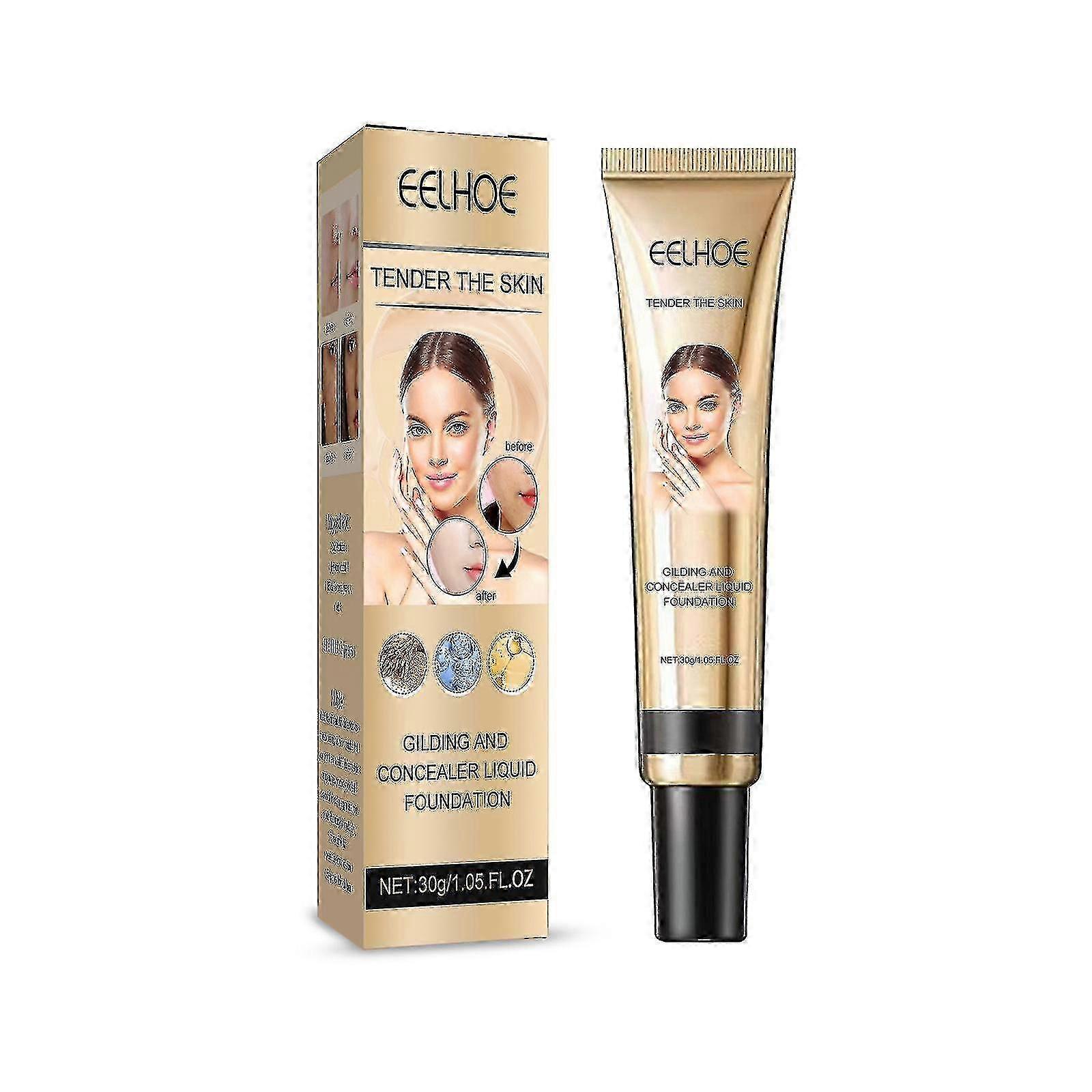 Concealer Liquid Foundation Concealer Oil Control Poren kaschieren langanhaltend aufhellend Wasserdicht Anti-Schweiß Halt