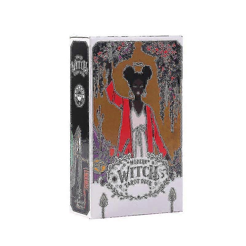 Witches Tarot Cards English Version Family Party Durable Pokers Fun Game For Unisex Use 5-7 Years Olds Adult Entert78pcs Tt49