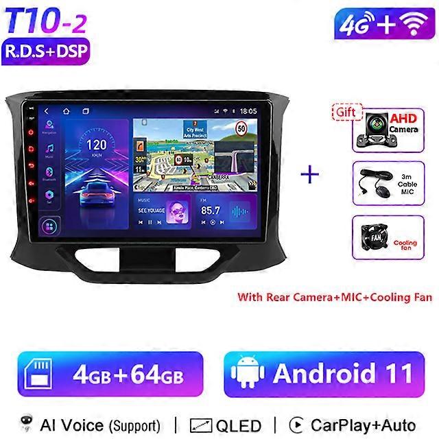 2 Din Android 11 Car Radio Multimedia Video Player For LADA X Ray Xray 2015-2019 Navigation GPS Carplay DVD FM Stereo IPS screen