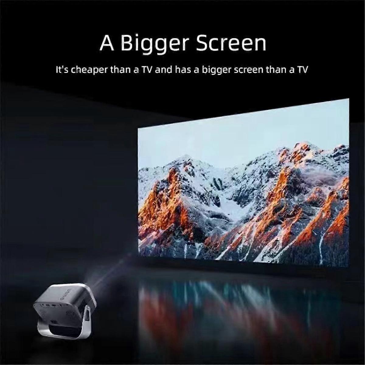Mini WiFi Projector with Bluetooth 1080P Electric Focus Home Theater Portable Projector 360Adjusta