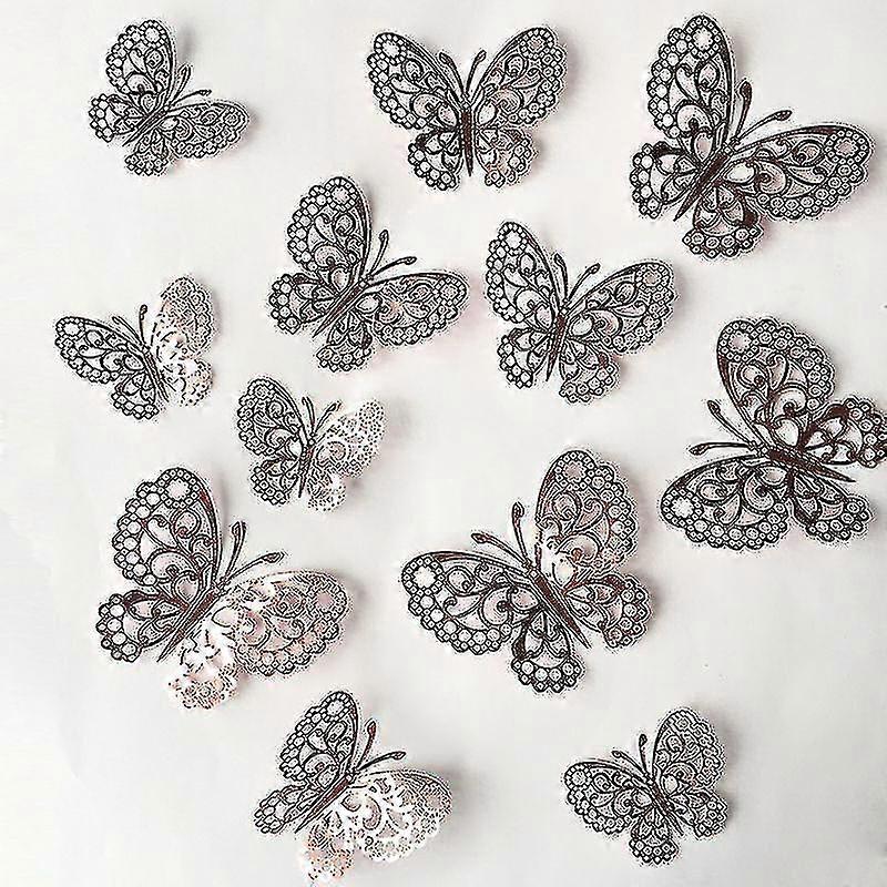 24pcs 3d Stickers 3 Sizes Decals Rat For Bed Wedding Rs