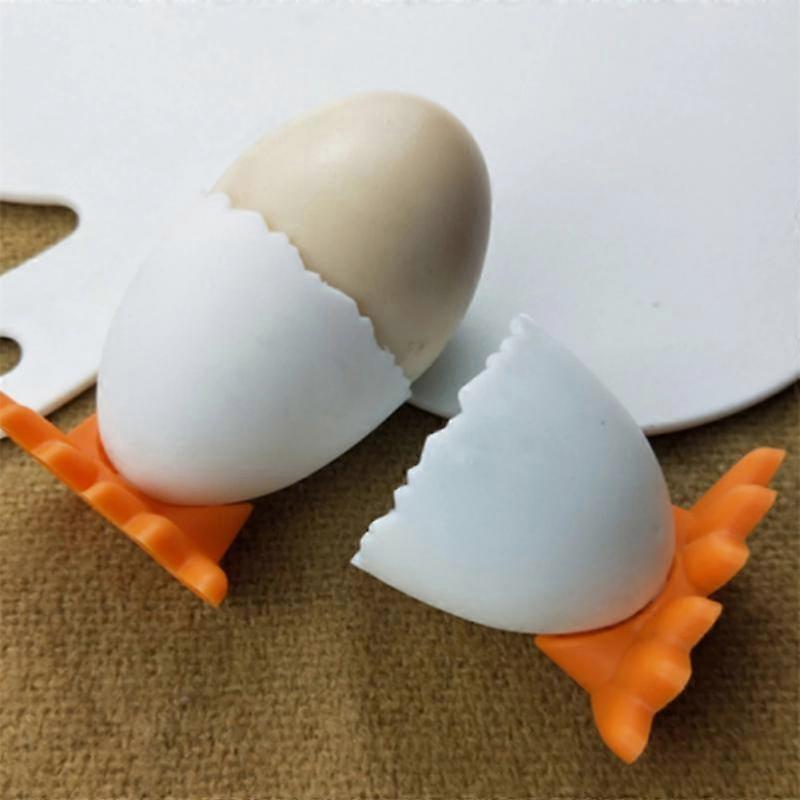 Cute Egg Cup Holder Egg Holder Opener Separator Boiled Eggs Container Kitchen Supplies Durable Creative Cooking Tool