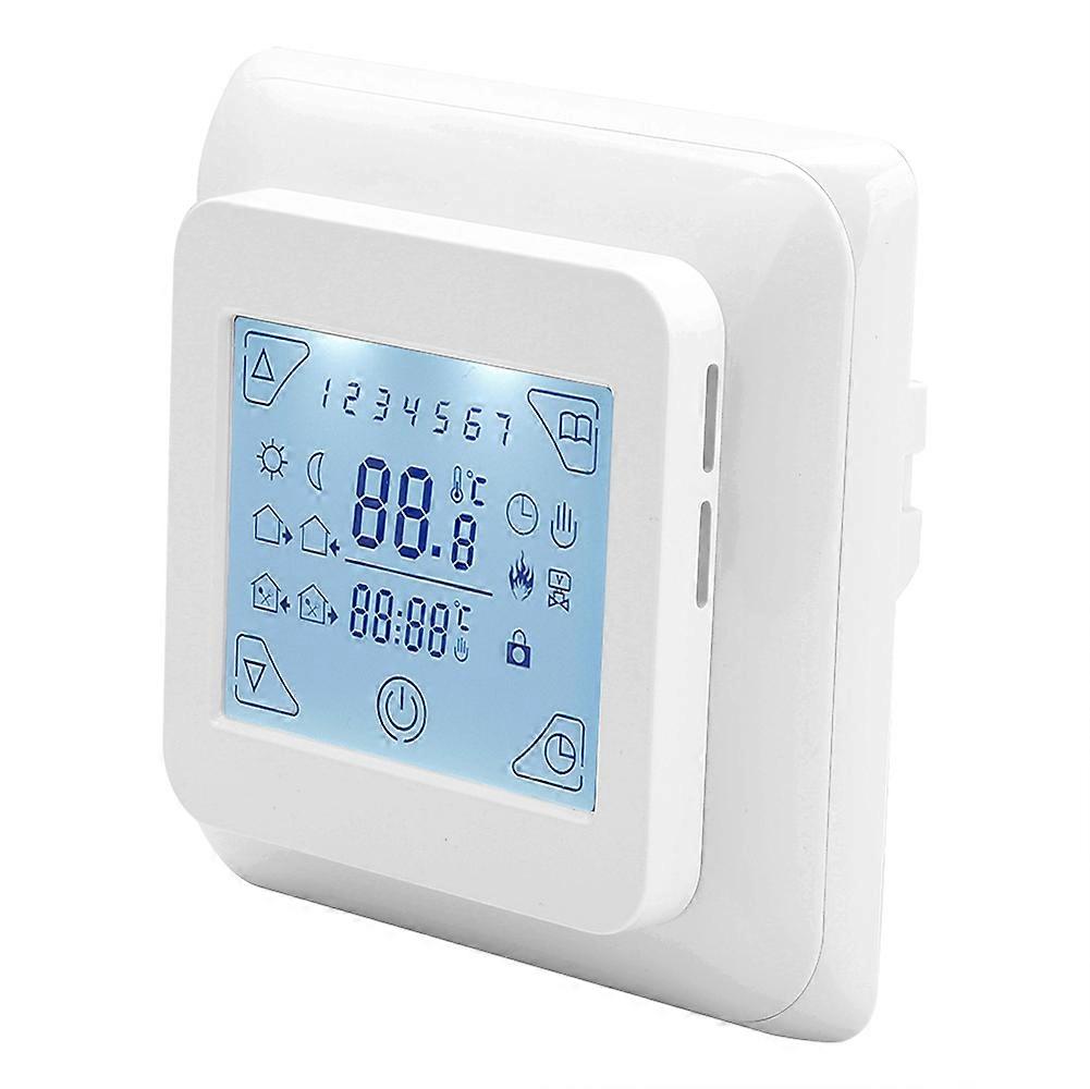 Programmable Floor Heating Thermostat with LCD Touch Screen Controller