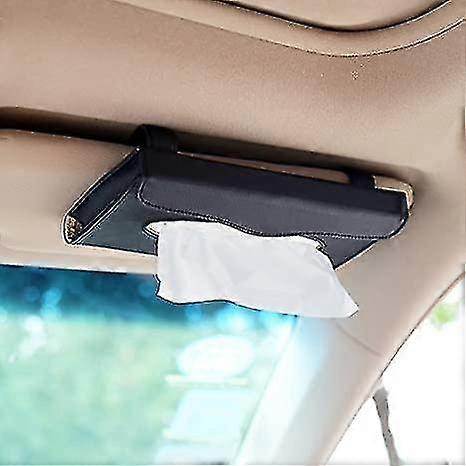 Pu Leather Back Seat Tissue Box