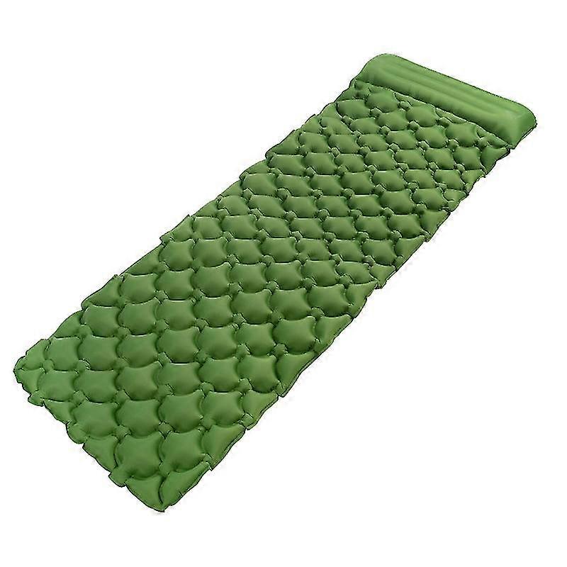 Camping Mattress With Foot Pump Self Inflating Sleeping Mat Ultralight Inflatable Mattress With Pillow For Sleeping