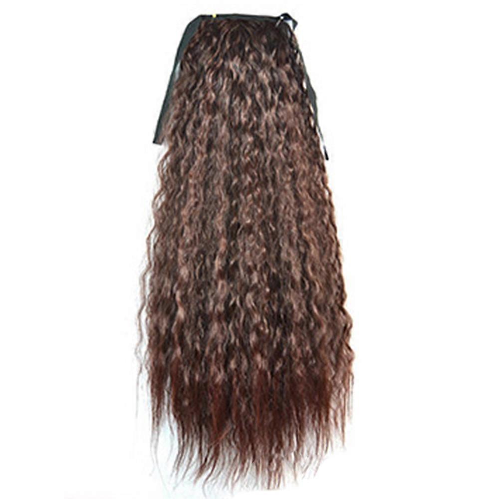 Wig Corn Perm Lace-up Horsetail