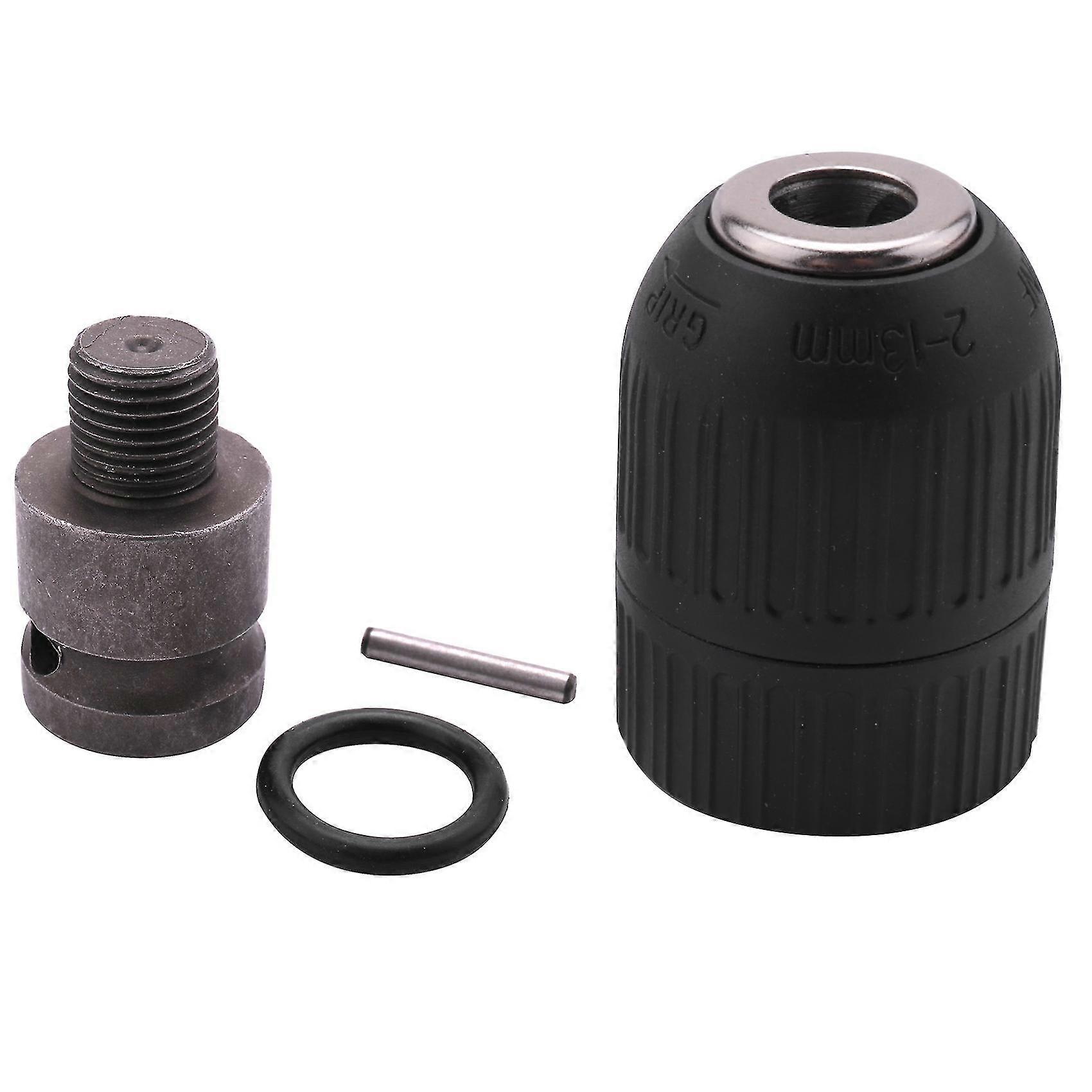 2-13mm 12-20unf With 12 Chuck Adaptor Self-locking Keyless Electric Drill Chuck For Impact Wrench Conversion Tools Set Holder