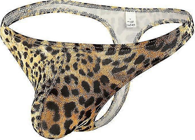 Men's Leopard Print Briefs