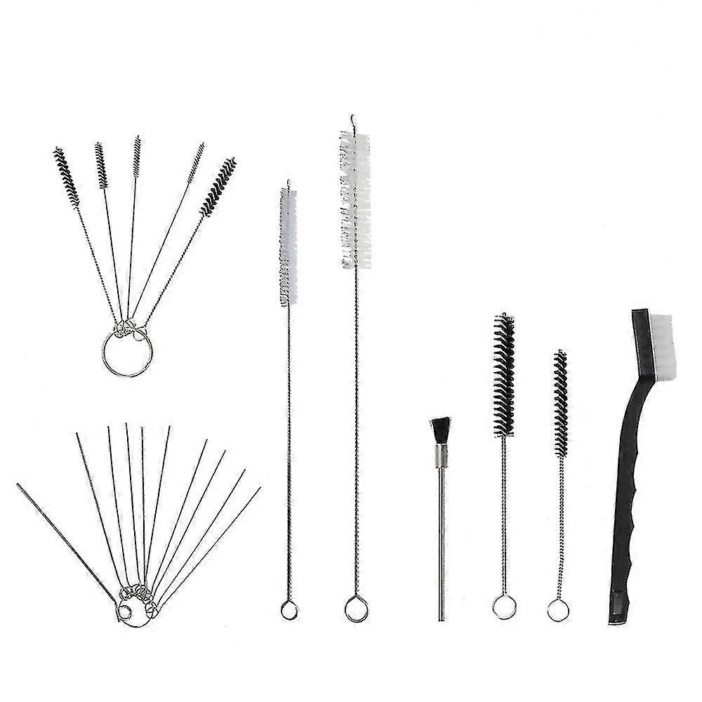 17pcs Spray Lance Nozzle Cleaning Tool Needle Brush Kit Set Cleaning Accessory Multipurpose Cleaning Tool