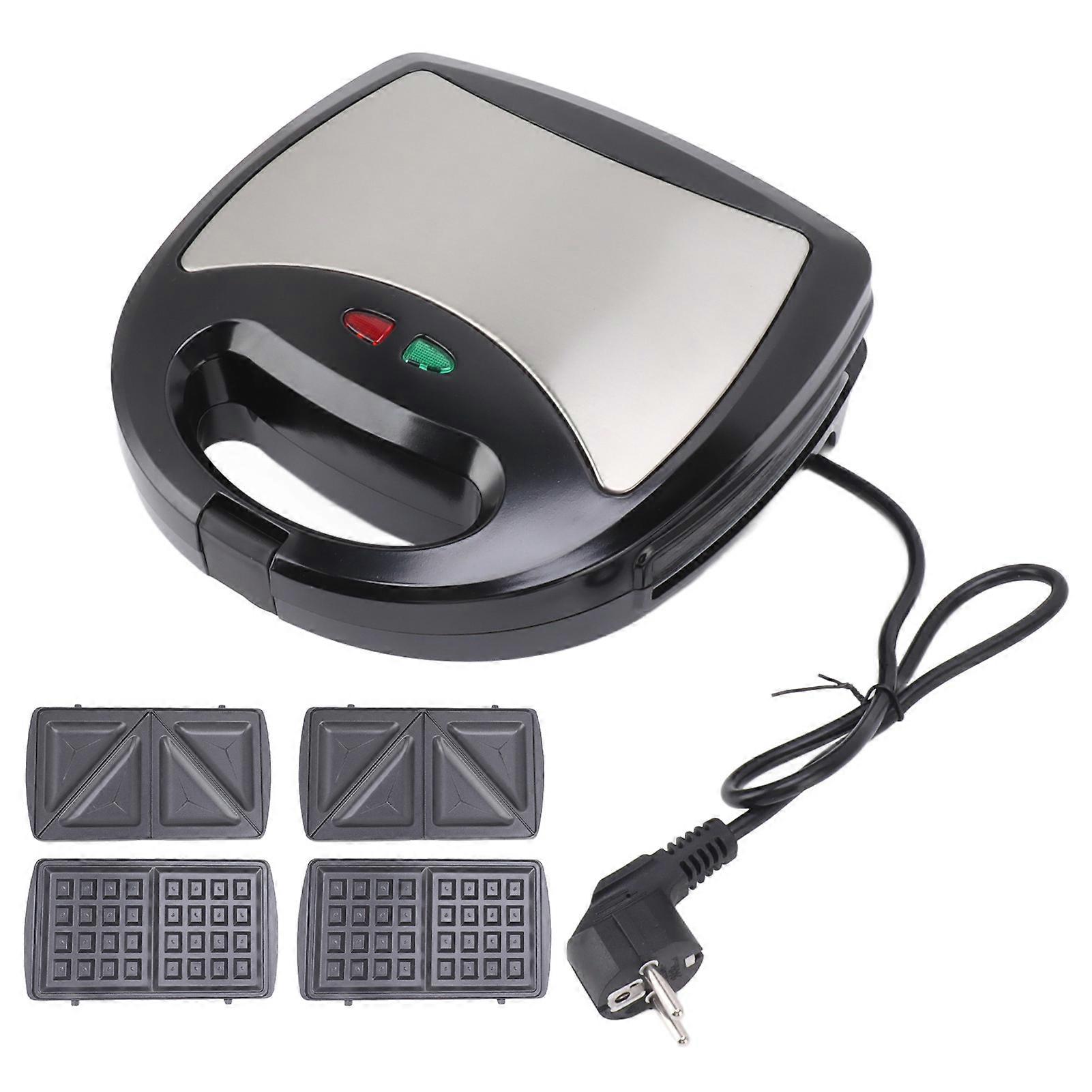 Sandwichmaker 3 in 1 750W Prevent Stick Multifunktionale Frühstücksmaschine für Zuhause