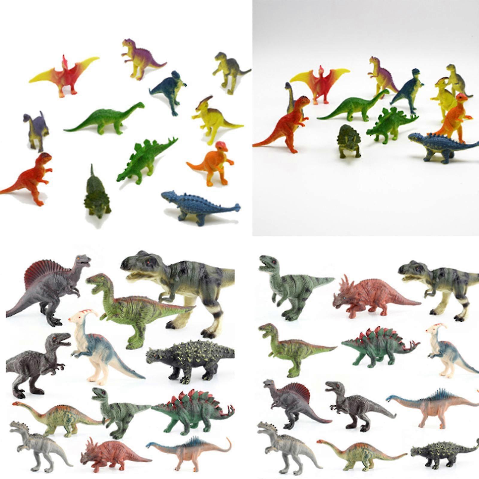 4 قطع ديناصور عمياء صندوق ، بيضة مفاجأة مع ديناصورات صغيرة وأضواء وامضة ، بلاستيك صديق للبيئة ، هدية رائعة للأطفال