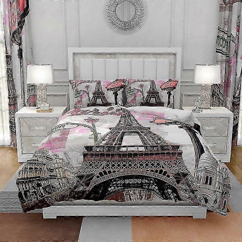 n689 Lençóis D Floral Print Flores Padrão Conjunto De Cama De Cama3D Print Faion Rose Daisy Lavender Conjunto De Cama (1 Capa De Edredom E 2 Fronhas) Cama Sh
