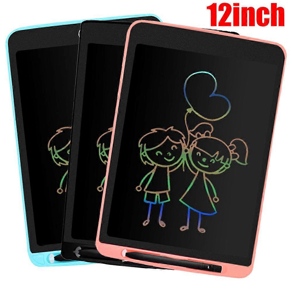 Lcd Writing Board Graffiti Board,12 Inch Erasable Drawing Board Writing Board Learning Toy