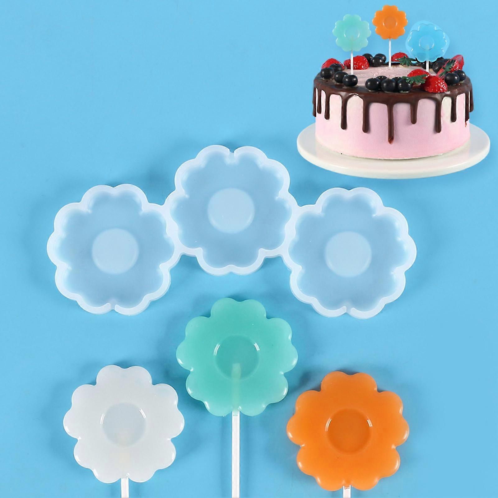 Silicone Mold Odorless Lollipop Pattern Fondant Chocolate Mold Kitchen Essential Tool for Home