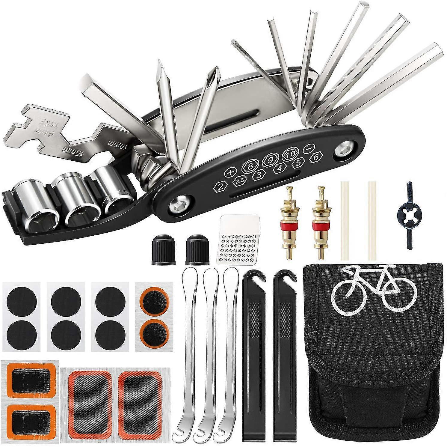 Bicycle Repair Kit 16 In 1 Set