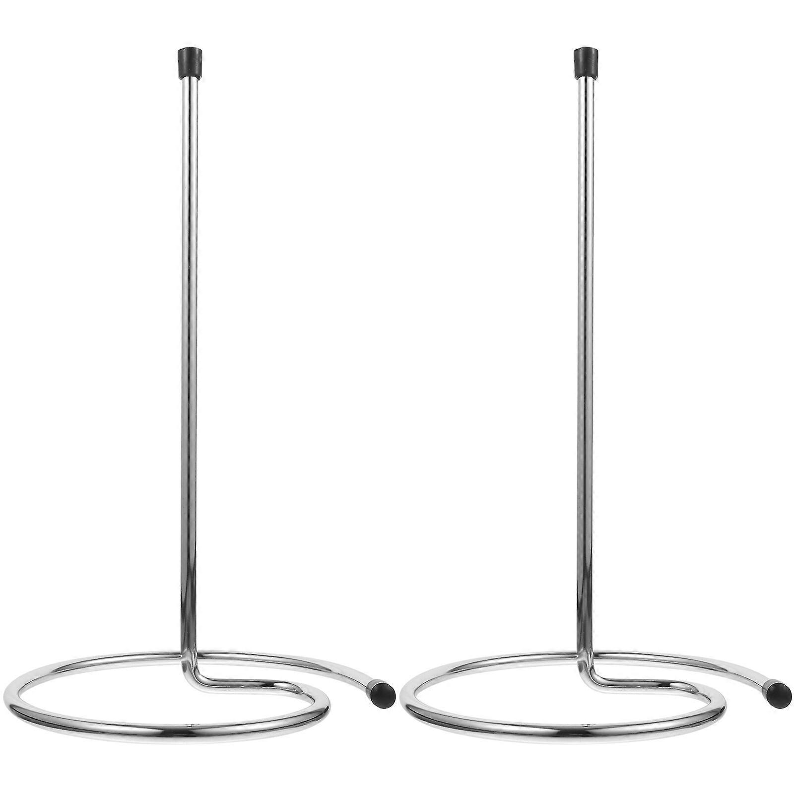 2pcs Weinkaraffe Trocknungsständer Trinkglas Quick Dry Shelf Flasche Weinkaraffe Abtropfständer Halter Weinkaraffe Invert Rack für Home Bar