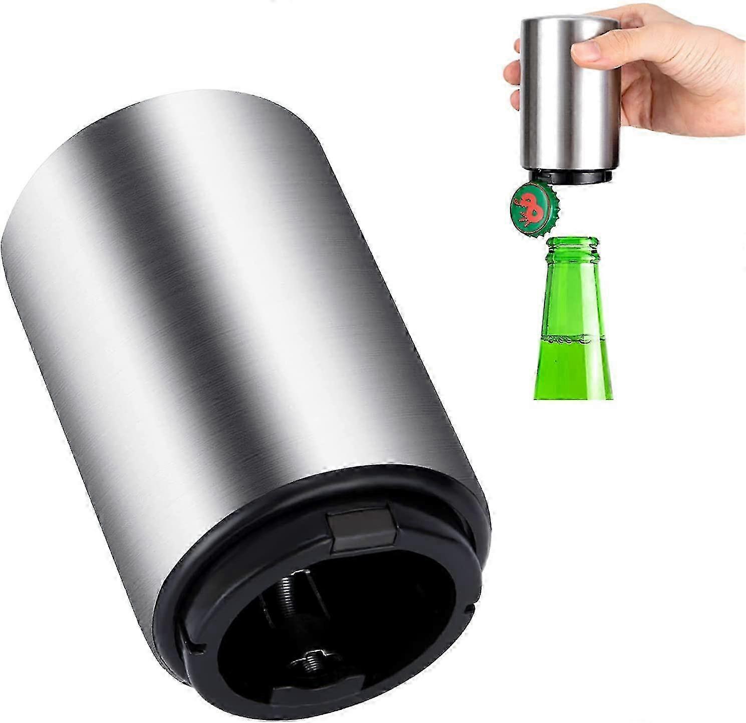 Automatic Corkscrew Magnetic Push Pull Beer Corkscrew Stainless Steel For BBQ Bar Party Kitchen