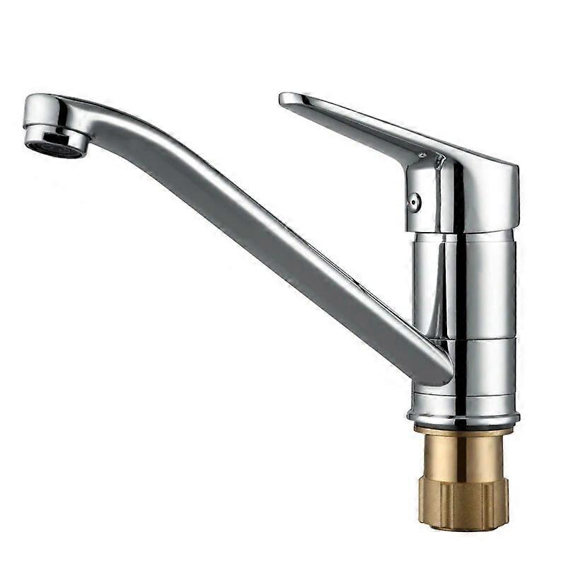 Brass Chrome Taps For Kitchen Sink Kitchen Tap Kitchen Faucet All-Copper Hot And Cold Sink Faucet Swivel Faucet