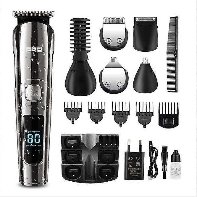 Men Electric Shaver Hair Trimmer All in 1 Grooming Kit