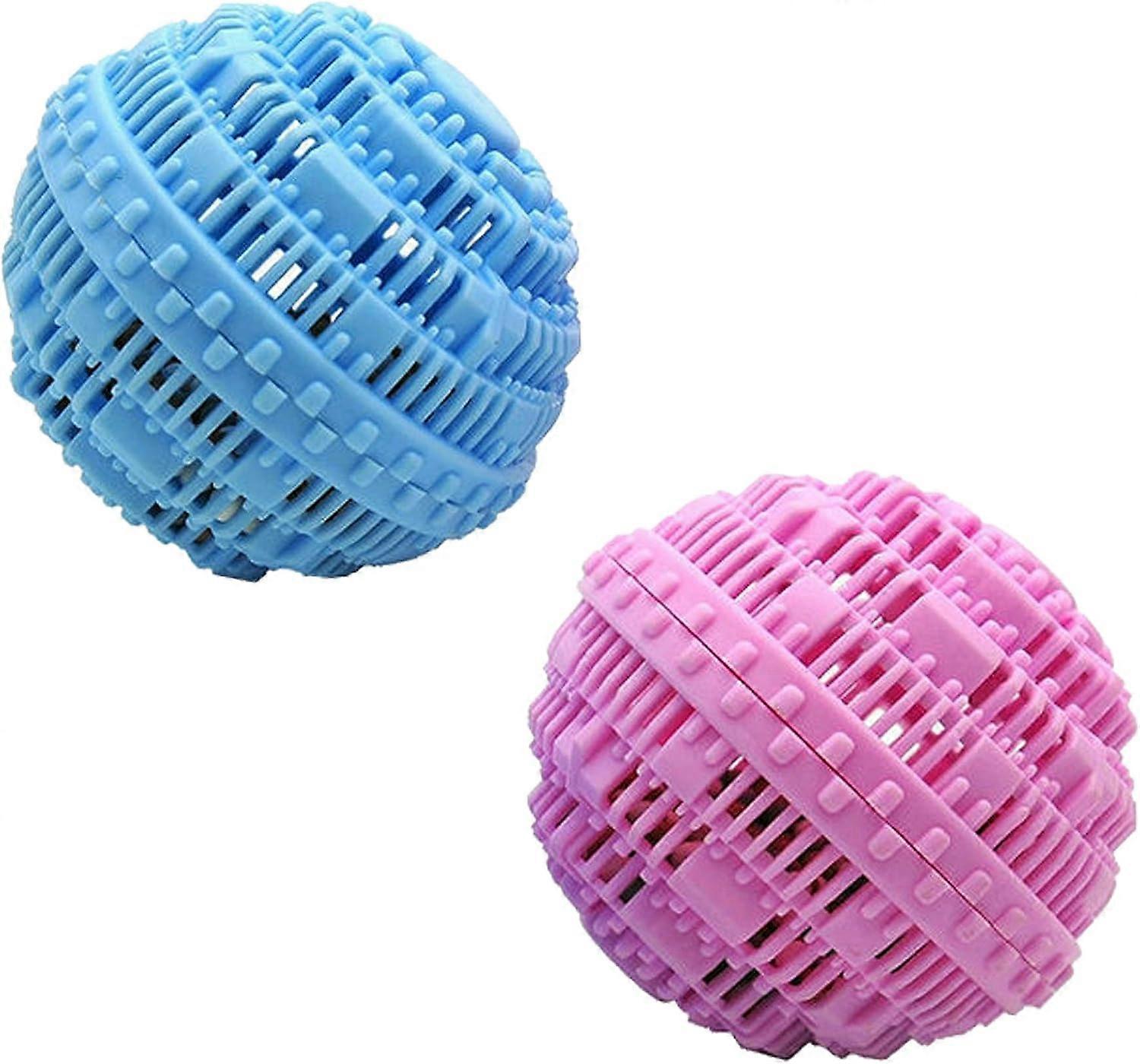 Eco-Friendly Reusable Wash Balls (2 Pack) - Laundry Detergent Alternative