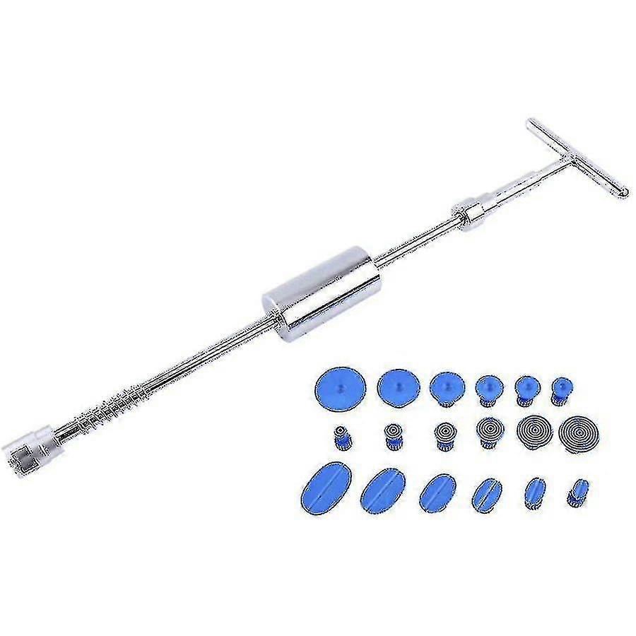 Zestaw naprawczy wgnieceń samochodowych bez lakieru - Dent Puller Slide Hammer T-type Tool