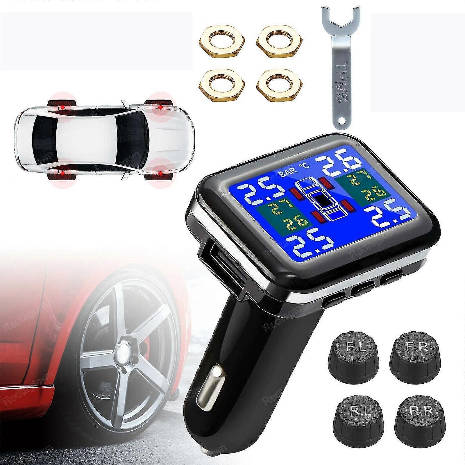 Tpms däcktrycksmätare system