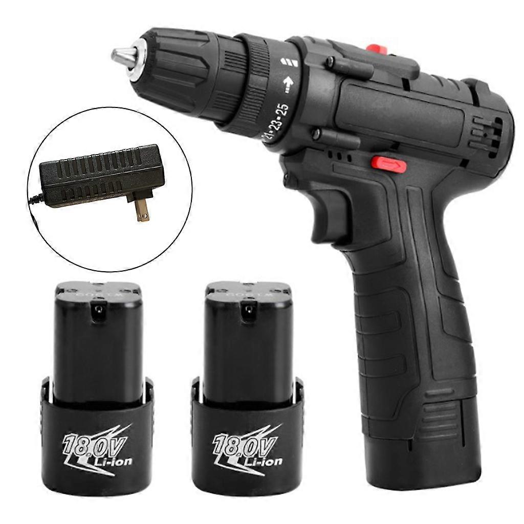18V Cordless Brushless Impact Powerful Electric Drill Chargeable Lithium Battery