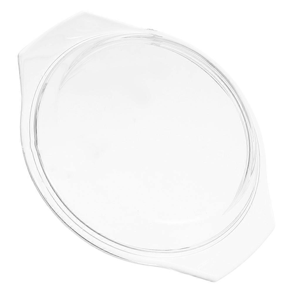 Wiederverwendbare Mikrowellen-Spritzerabdeckung Mikrowellen-Spritzschutz Ölbeständige klare Mikrowellenabdeckung (17,8 cm)