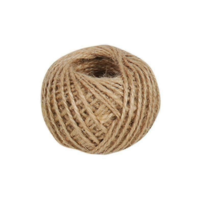 30m natural eco friendly burlap jute string(brown)