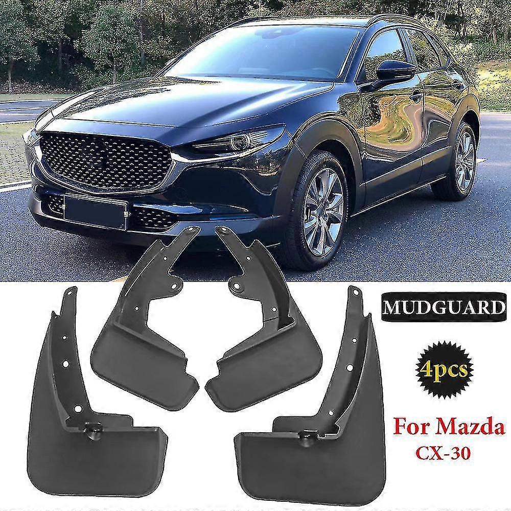 4pcs Black Car Mud Flaps Guards For Mazda Cx-30 Cx30 2020-2023 Mudflaps Splash Guard Protection Mudguards Car Accessories Wheel Boris