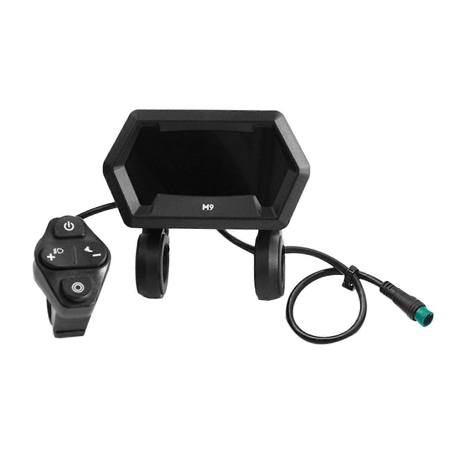 Electric Bicycle LCD Display M9 for Electric Bicycle Snowmobile Replacements SM Connector