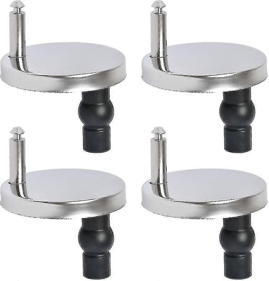 4 Stück Universal WC Sitzscharniere Edelstahl WC Sitzschrauben Schnellspanner Top