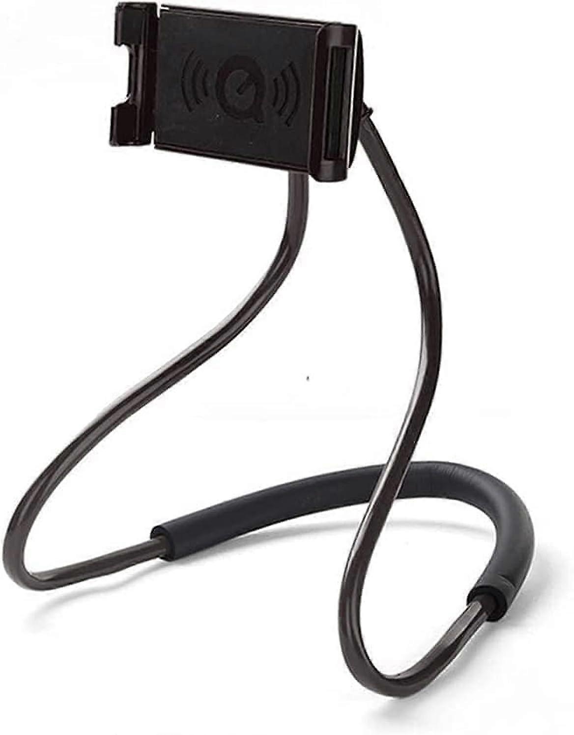 Universal Cell Phone Neck Holder - Flexible Hands-Free Design, Adjustable Size, Compatible with All Smartphone Models