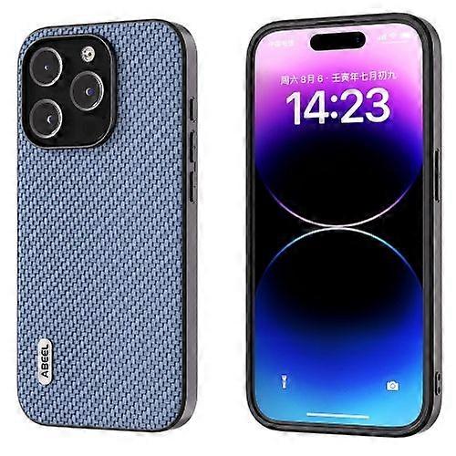 Pour iPhone 15 ABEEL Carbon Fiber Texture Coque de téléphone