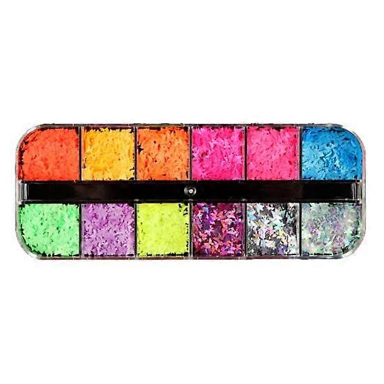 1 Box Nail Ornament Creative Shape Bright Color Sufficient Quantity Multiple Styles Wide Application Decorative Plastic