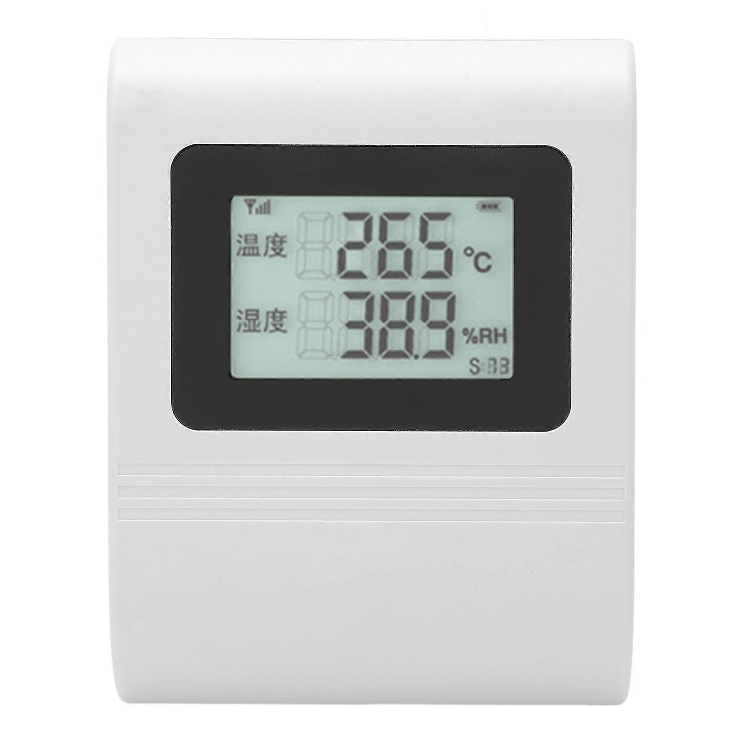Wall Mounted Temperature Humidity Sensor Digital Display Transmitter for Warehouse Use DC 12V 4‑20mA