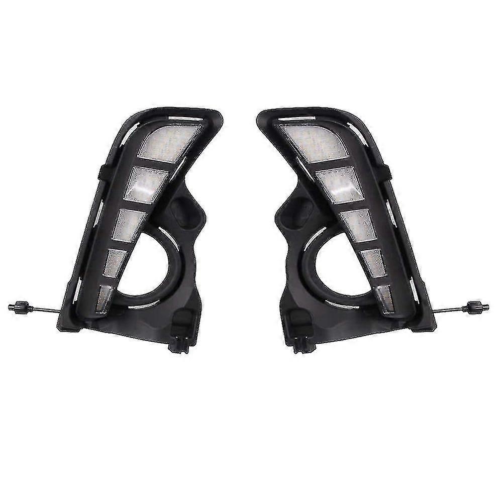 For 2017-2019 Car Led Drl Day Running Turn Signal Indicator Lamp /amber