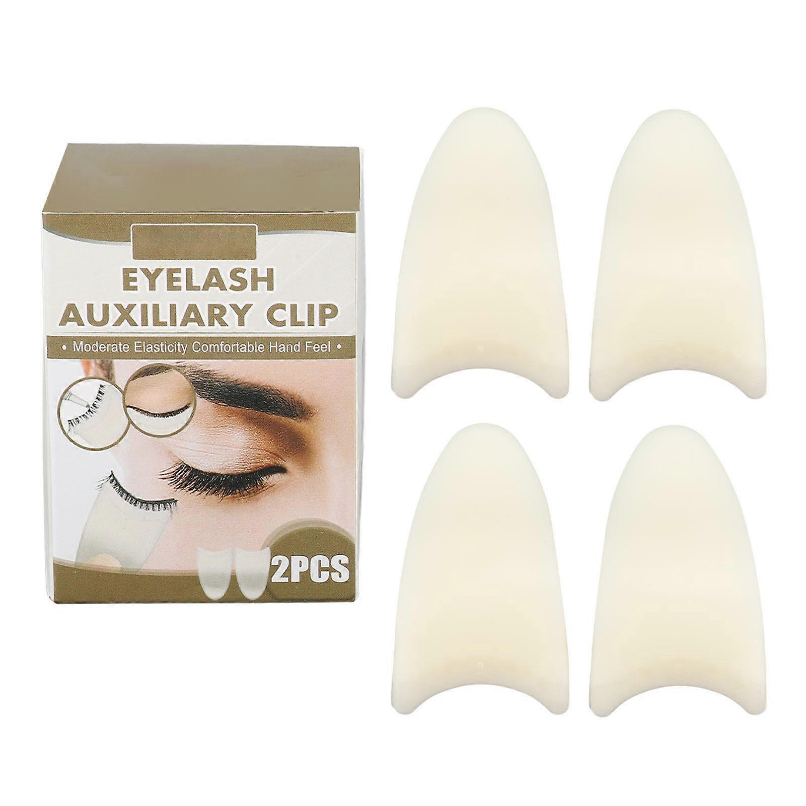 False Eyelash Applicator Tool Soft Artificial Eyelash Auxiliary Clip Precise Control False Lash Aids Tool for Beginners