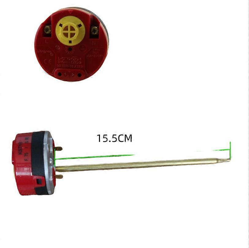 Plug Pole Temperature Control Thermostat Switch 16A Pure Copper Pole for Ariston Electric Water Heater KST18/T105(Red Short 15.5cm)