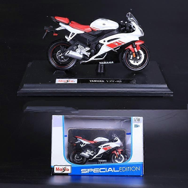 Yamaha YZF R6 1:18 Motorcycle Model Toy Motorcycle with Base