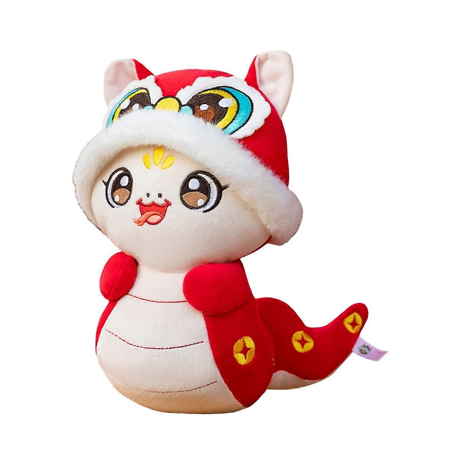 Snake Plush Toy Unique Collections Plush Figure for Living Room Bedroom Dorm