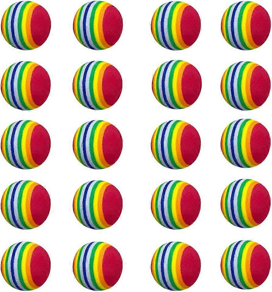 20 Pieces Golf Practice Balls for Backyard Hitting Mat