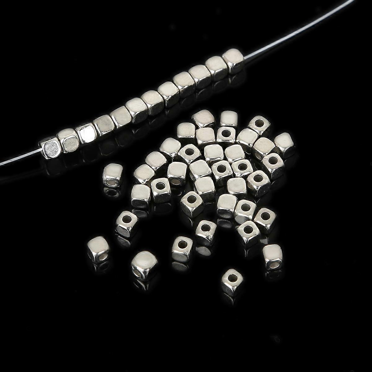 100-500Pcs Acrylic CCB Faceted Geometry Seed Spacer Beads for Jewelry Making DIY Bracelet Necklaces