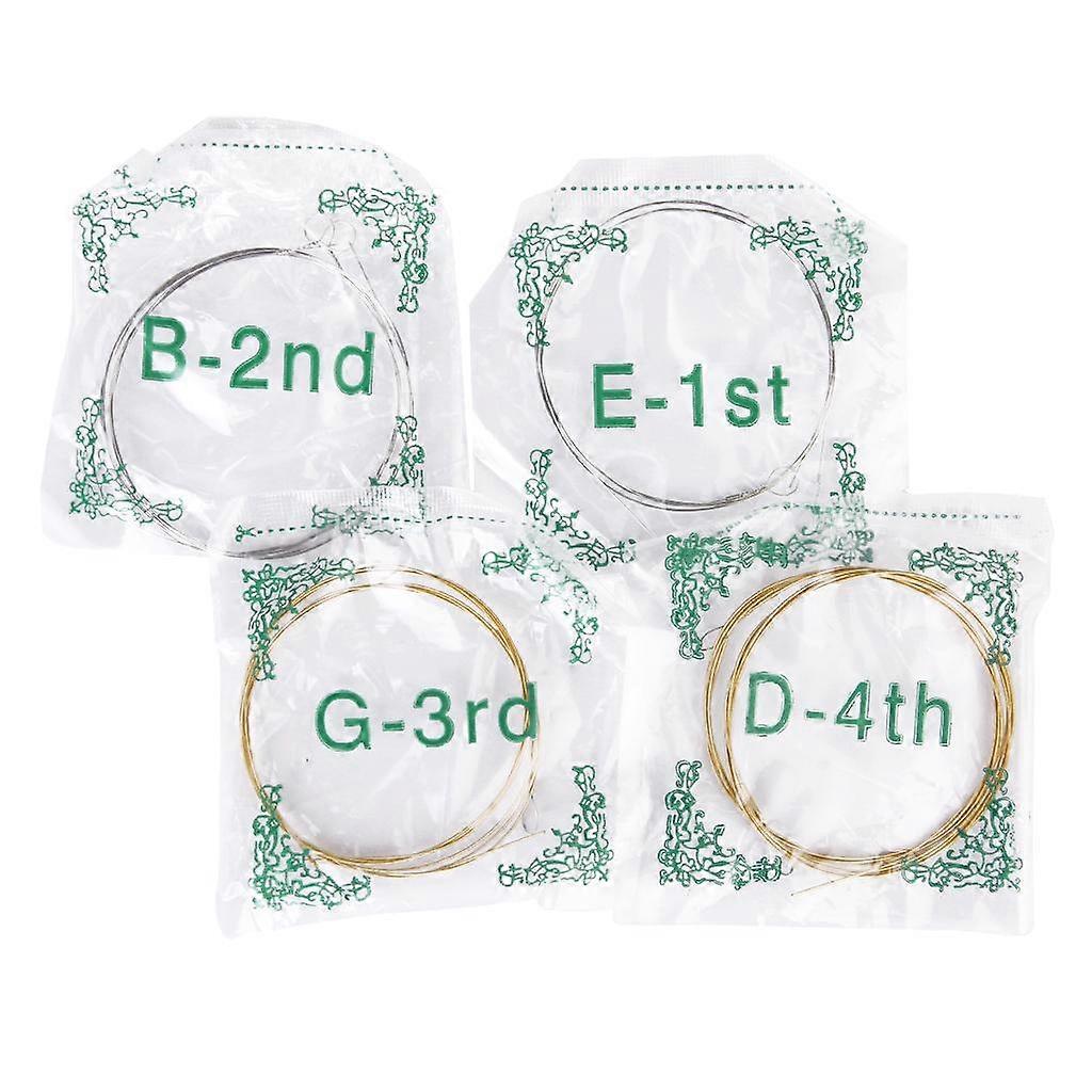 8 Strenger for Mandolin Loop End Strenger Messing Viklet G D A E Måler Høy kvalitet