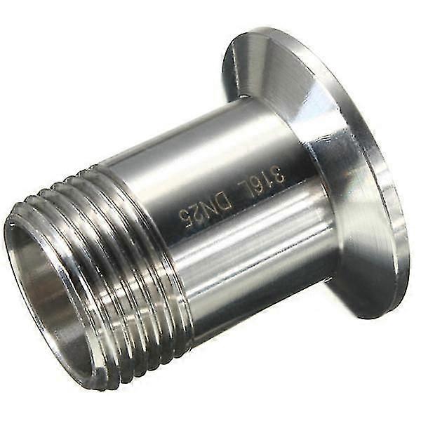 Sanitary male threaded ferrule pipe fitting tri clamp type ss316