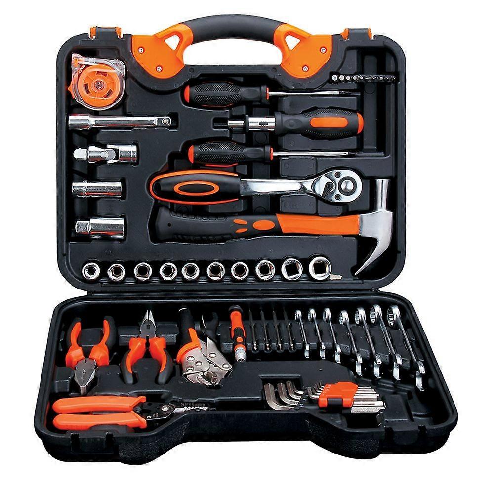 1 Set Practical Home Tool Kit Basic Household Repair Tool Set with Tool Box