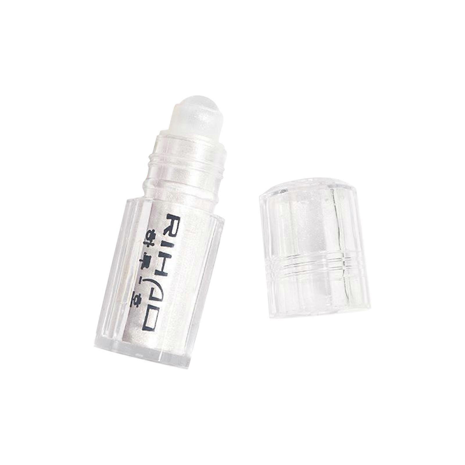 -Farbe Roller-Ball Auge Puder Perlmutt Fein Liegend Seidenraupe Nase Highlighter Glitzer Aufhellend Glitzer Puder Alltag Make-up