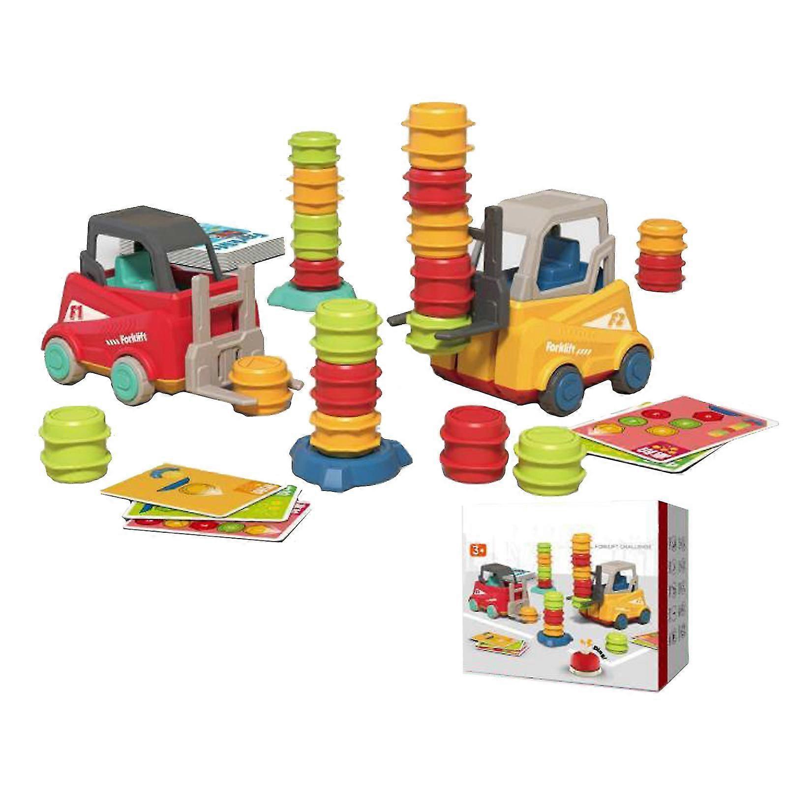 Forklift Transport Game, Forklift Frenzy - 2-Player Stack & Matching Skill Game