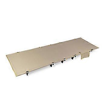 Tragbares Klappbett Camping Kinderbett Aluminiumlegierungen Schlafbett für Outdoor Wandern Backpacking Reisen leicht zu tragen grau