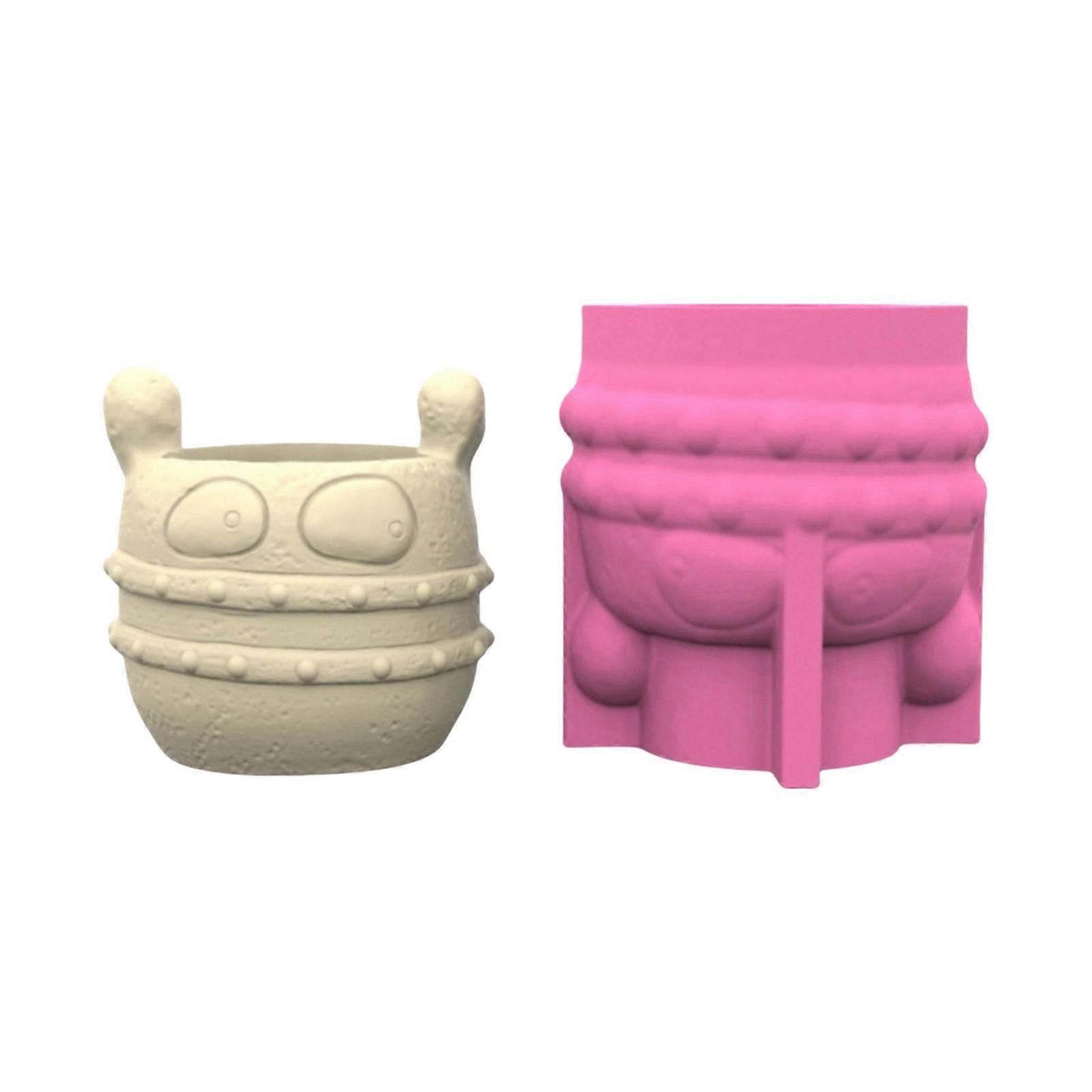 Handmade Silicone Mould Monsters Shape Hand-Making Moulds Silicone for Crafting Unique Succulent Vases and Pen Holders